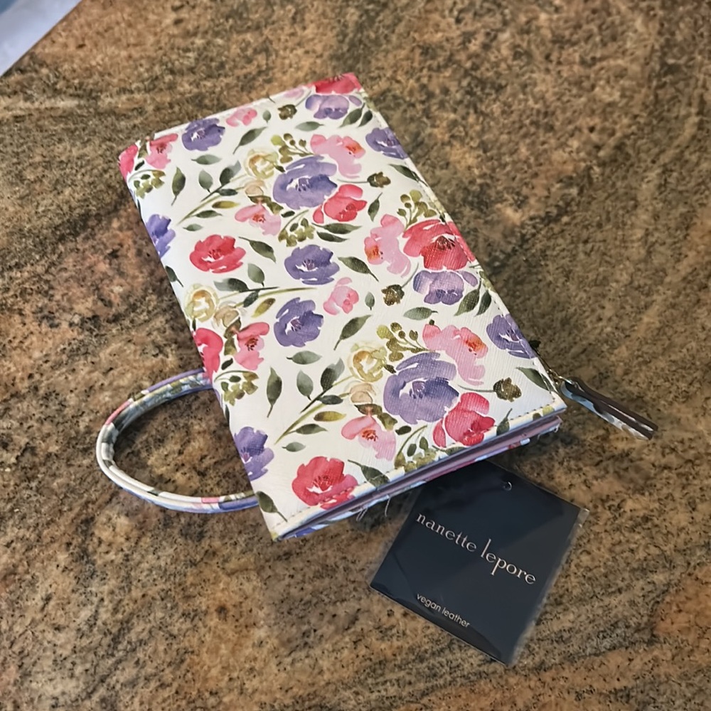 Floral feminine spring wristlet by Nanette Lepore
